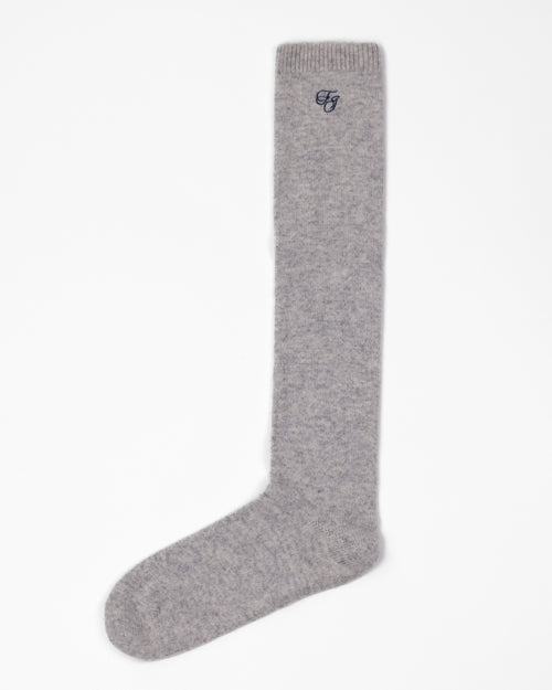 KNEE-HIGH CASHMERE SOCKS