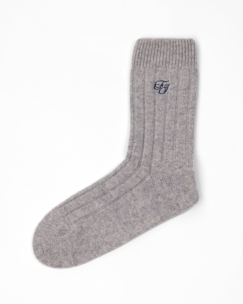 RIBBED CASHMERE SOCKS
